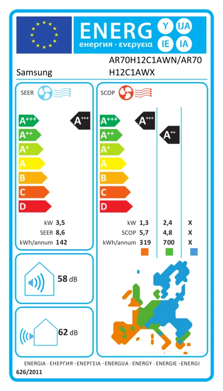 Samsung WindFree Première Essential White 3,5 kW 9